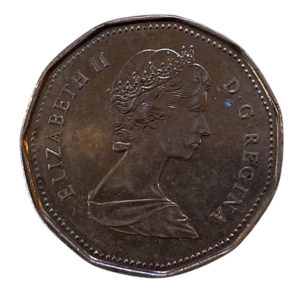 1989 Canada Dollar Coin -‎ Loonie - Canadian Currency - Collectible Coin